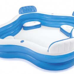 Piscina gonflabila Intex Family Lounge 229 x 229 x 66 cm Piscina gonflabila Intex Family Lounge 229 x 229 x 66 cm